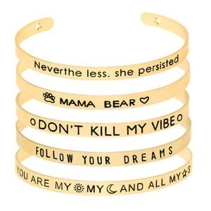 2/$21 Motivational Bracelet Set 4